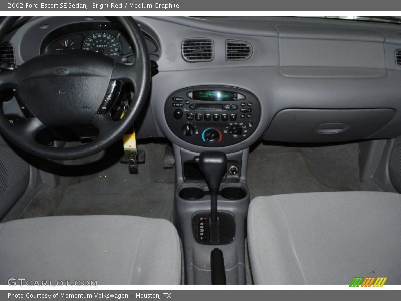 Bright Red / Medium Graphite 2002 Ford Escort SE Sedan