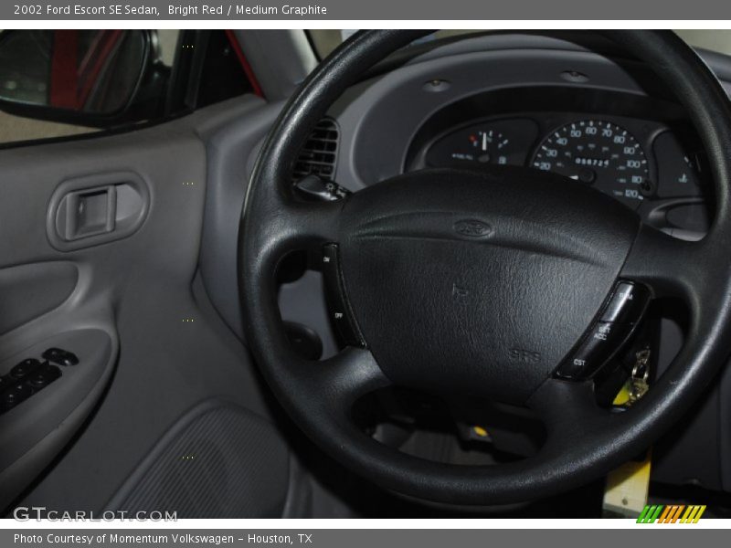 Bright Red / Medium Graphite 2002 Ford Escort SE Sedan