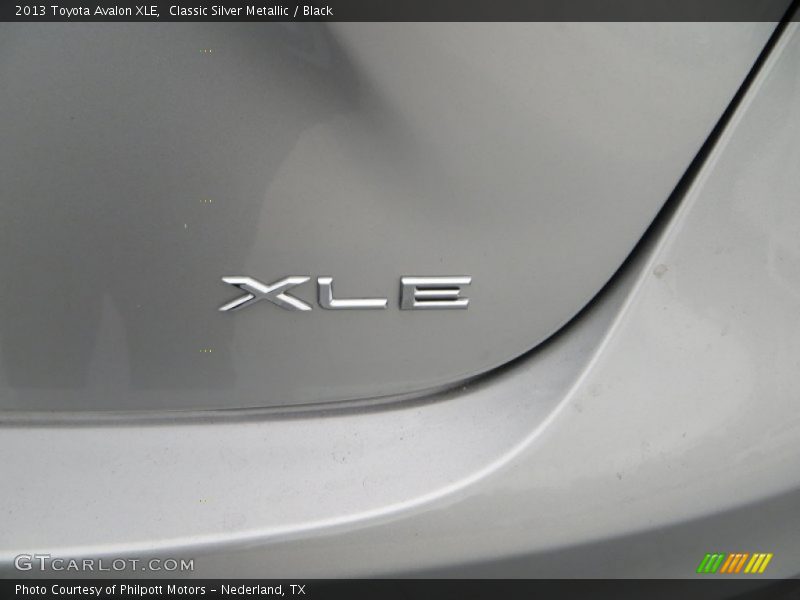 Classic Silver Metallic / Black 2013 Toyota Avalon XLE