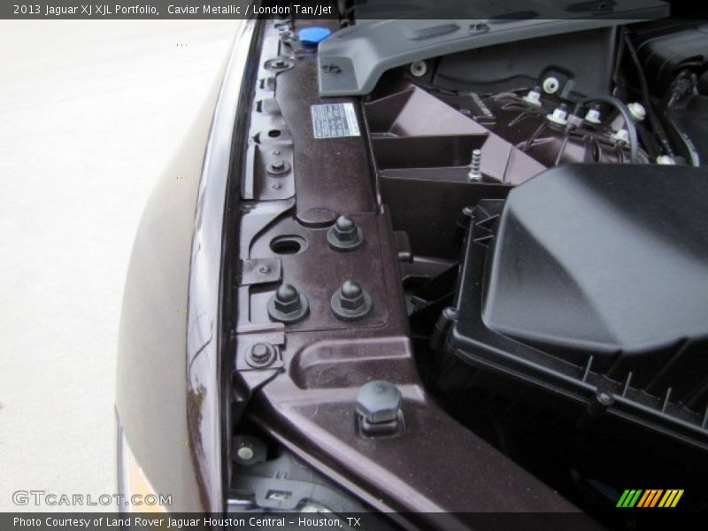 Caviar Metallic / London Tan/Jet 2013 Jaguar XJ XJL Portfolio