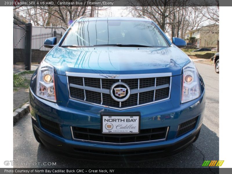 Caribbean Blue / Titanium/Ebony 2010 Cadillac SRX 4 V6 AWD
