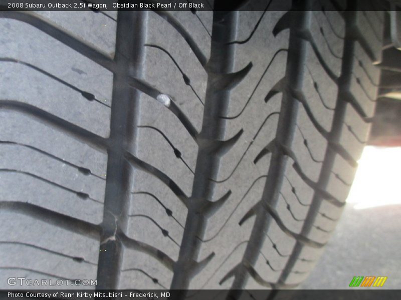 Obsidian Black Pearl / Off Black 2008 Subaru Outback 2.5i Wagon