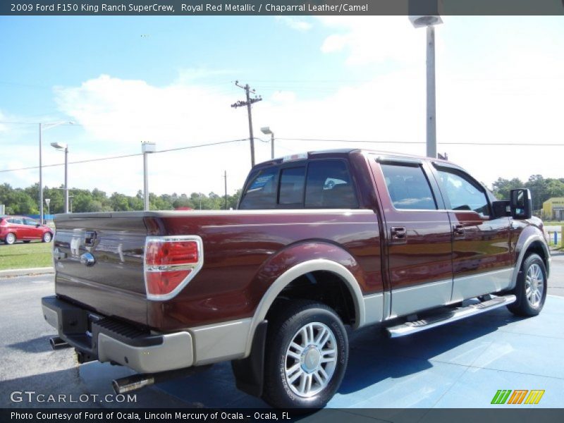Royal Red Metallic / Chaparral Leather/Camel 2009 Ford F150 King Ranch SuperCrew