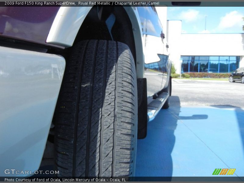 Royal Red Metallic / Chaparral Leather/Camel 2009 Ford F150 King Ranch SuperCrew