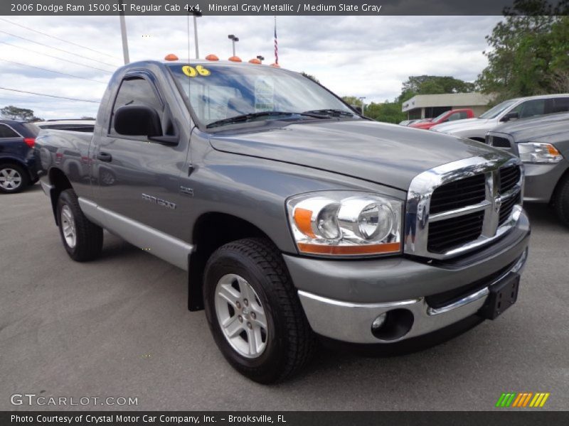 Mineral Gray Metallic / Medium Slate Gray 2006 Dodge Ram 1500 SLT Regular Cab 4x4