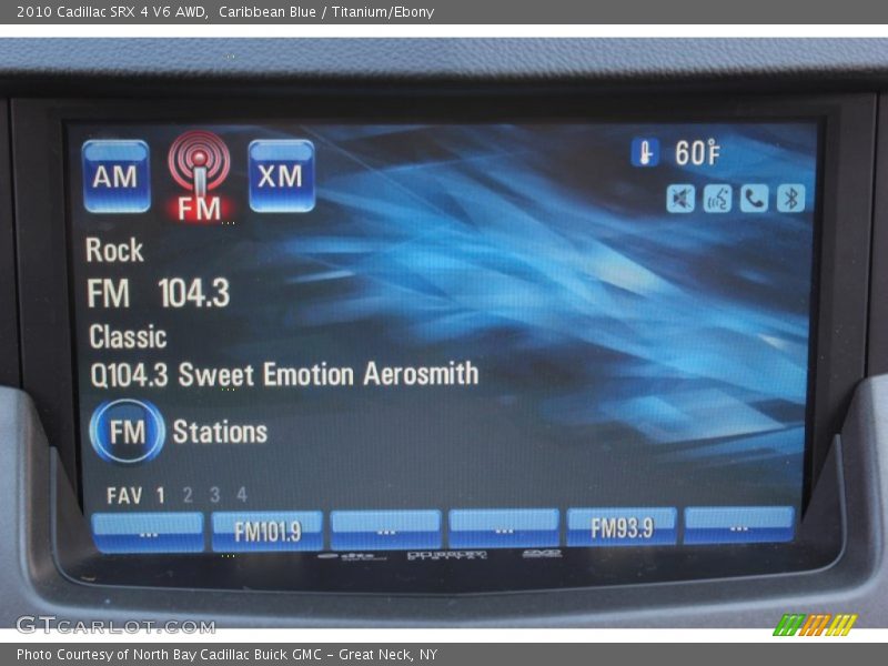 Caribbean Blue / Titanium/Ebony 2010 Cadillac SRX 4 V6 AWD