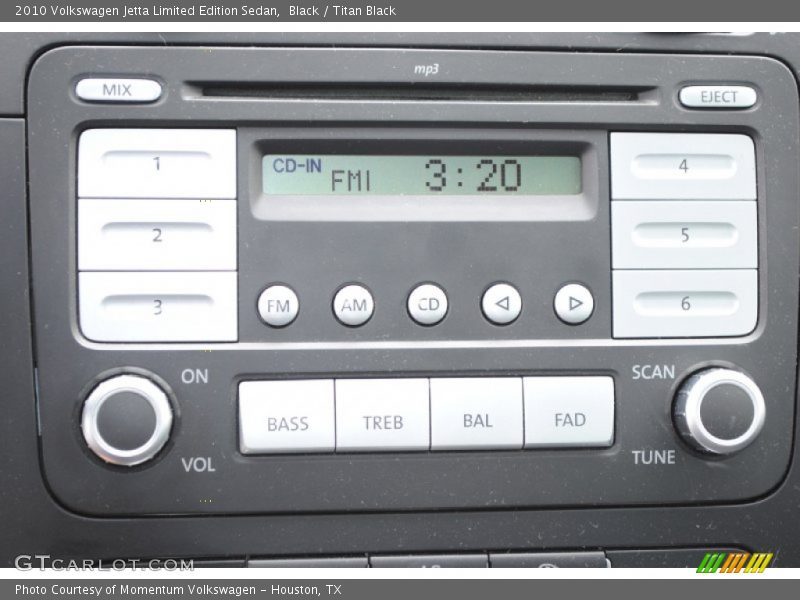 Black / Titan Black 2010 Volkswagen Jetta Limited Edition Sedan