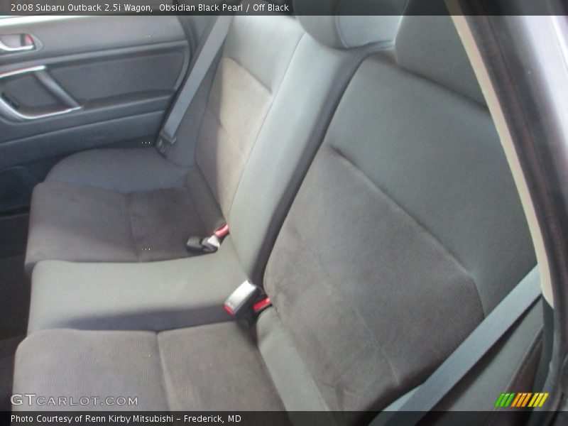 Obsidian Black Pearl / Off Black 2008 Subaru Outback 2.5i Wagon