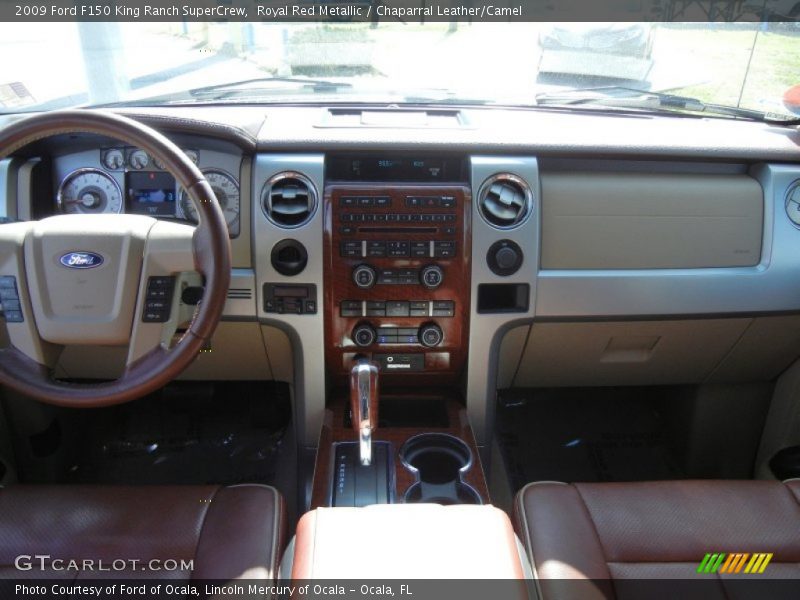 Royal Red Metallic / Chaparral Leather/Camel 2009 Ford F150 King Ranch SuperCrew