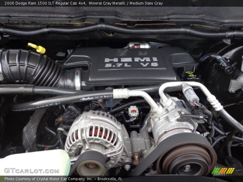 Mineral Gray Metallic / Medium Slate Gray 2006 Dodge Ram 1500 SLT Regular Cab 4x4