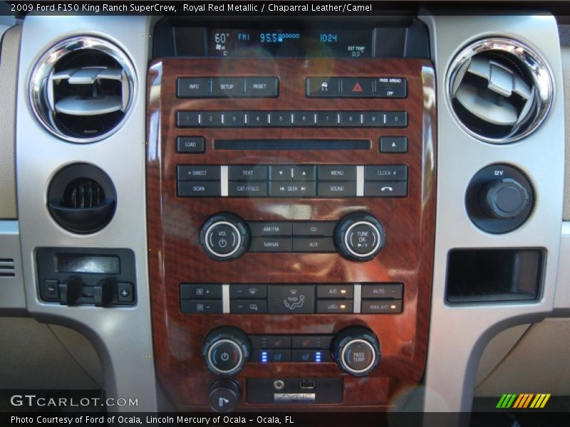 Royal Red Metallic / Chaparral Leather/Camel 2009 Ford F150 King Ranch SuperCrew
