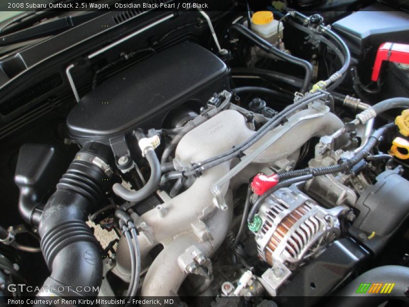 Obsidian Black Pearl / Off Black 2008 Subaru Outback 2.5i Wagon