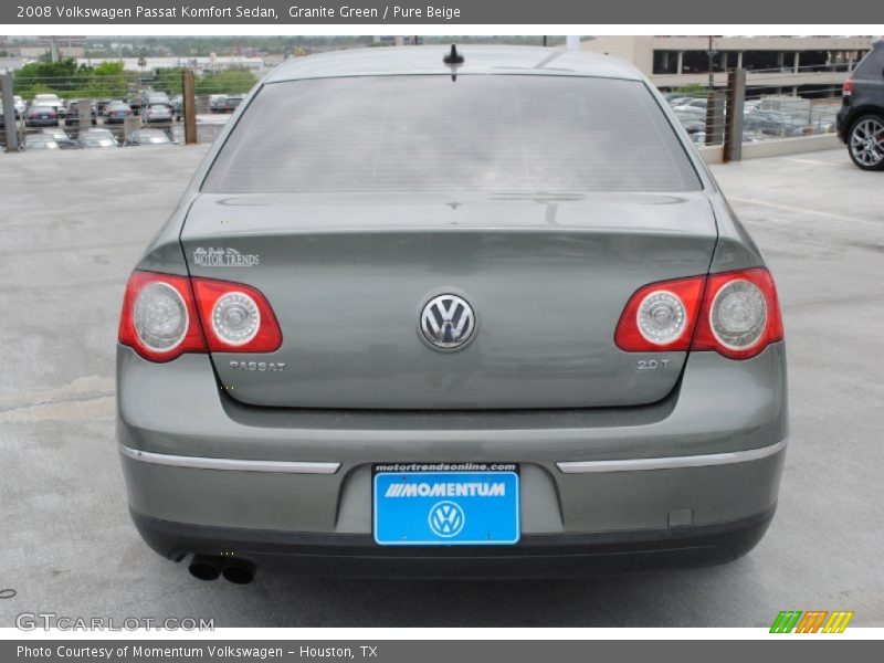 Granite Green / Pure Beige 2008 Volkswagen Passat Komfort Sedan