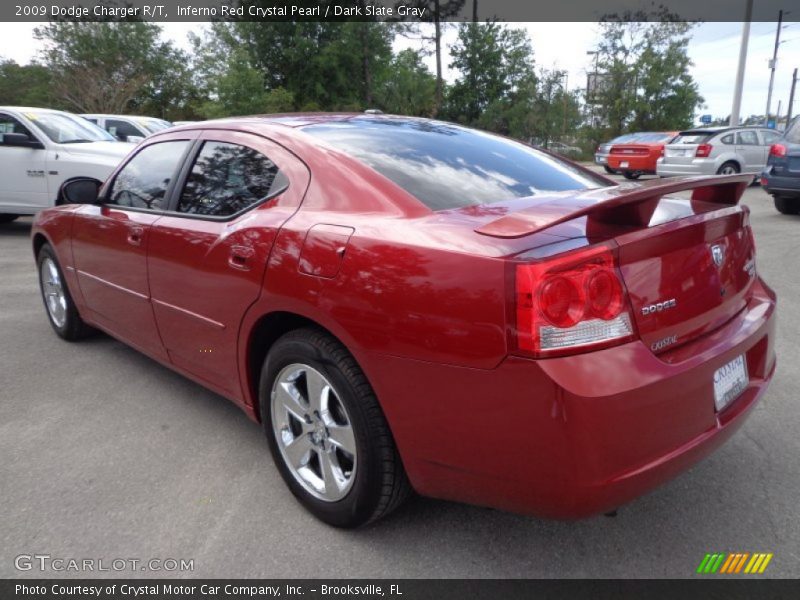 Inferno Red Crystal Pearl / Dark Slate Gray 2009 Dodge Charger R/T