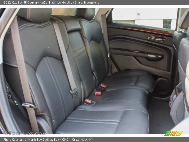 Black Ice Metallic / Shale/Brownstone 2012 Cadillac SRX Luxury AWD
