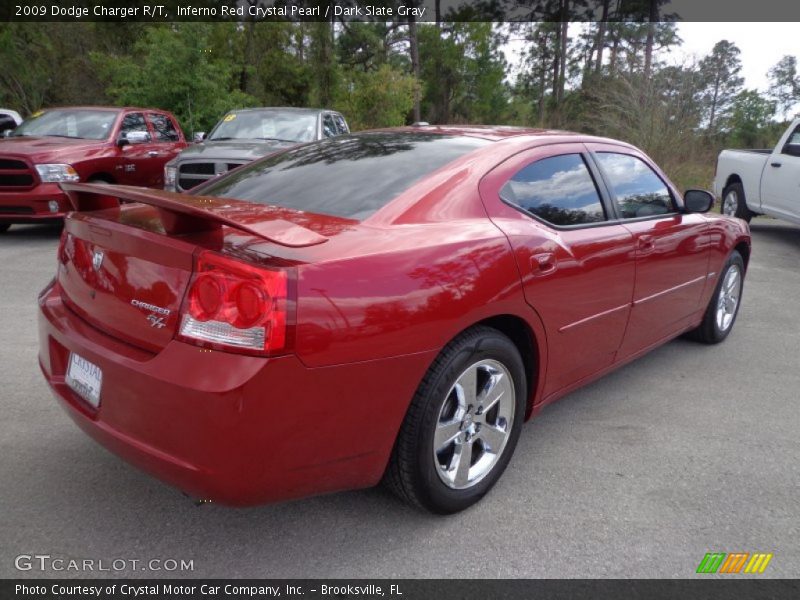 Inferno Red Crystal Pearl / Dark Slate Gray 2009 Dodge Charger R/T