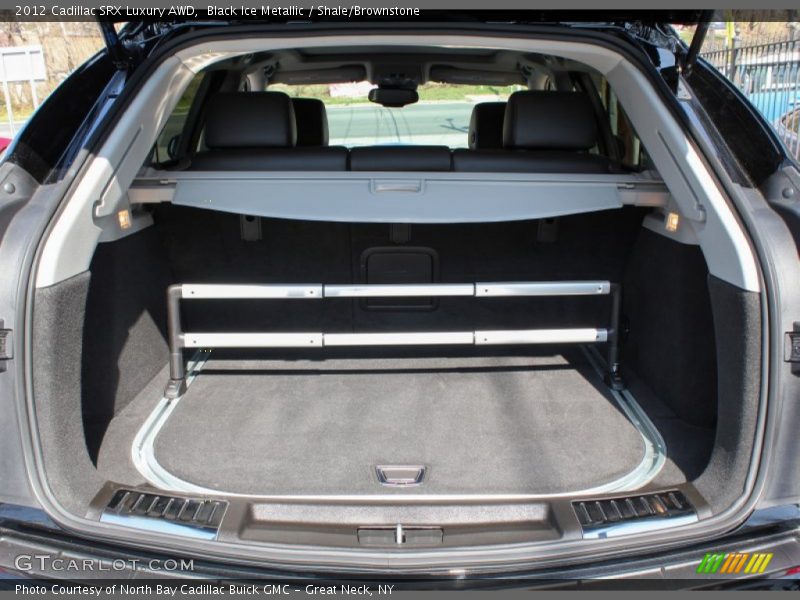 Black Ice Metallic / Shale/Brownstone 2012 Cadillac SRX Luxury AWD