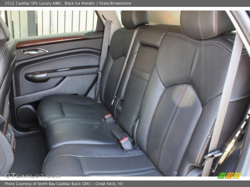 Black Ice Metallic / Shale/Brownstone 2012 Cadillac SRX Luxury AWD