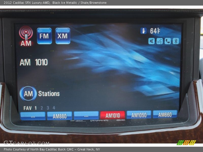 Black Ice Metallic / Shale/Brownstone 2012 Cadillac SRX Luxury AWD