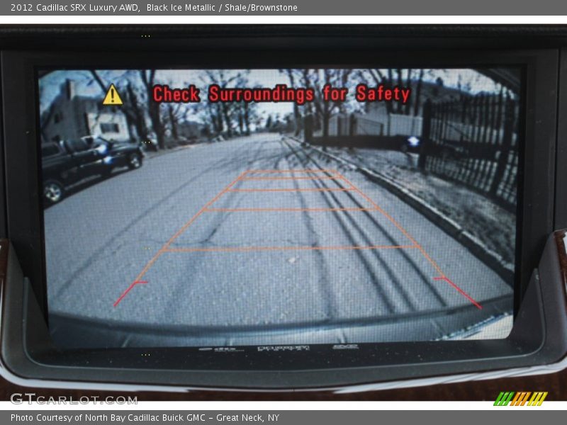 Black Ice Metallic / Shale/Brownstone 2012 Cadillac SRX Luxury AWD