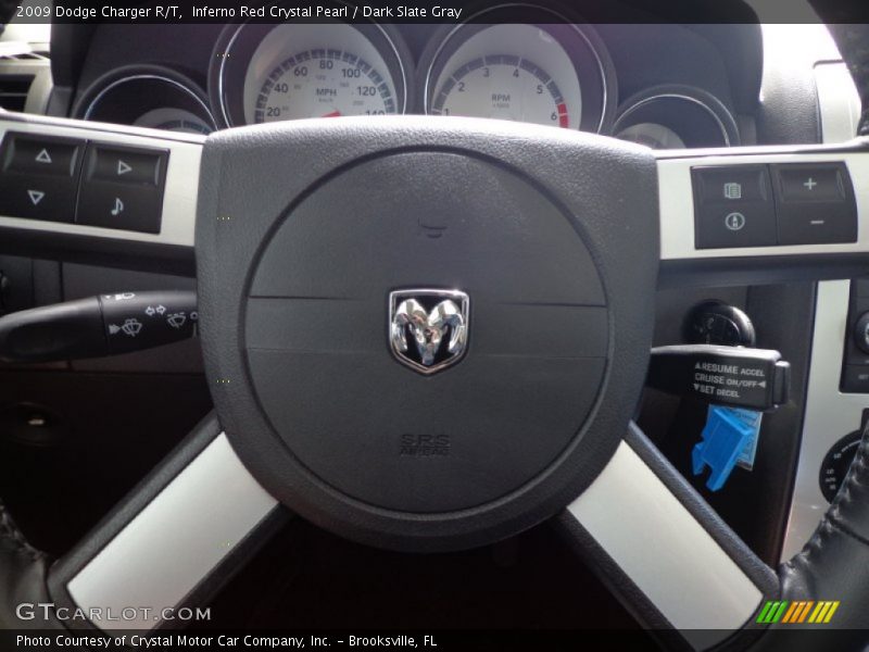 Inferno Red Crystal Pearl / Dark Slate Gray 2009 Dodge Charger R/T