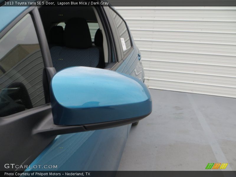 Lagoon Blue Mica / Dark Gray 2013 Toyota Yaris SE 5 Door