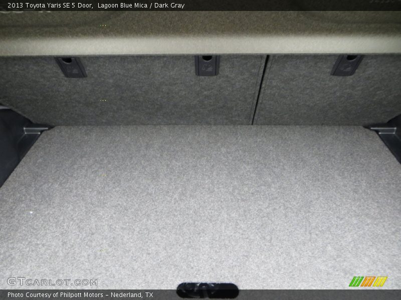 Lagoon Blue Mica / Dark Gray 2013 Toyota Yaris SE 5 Door