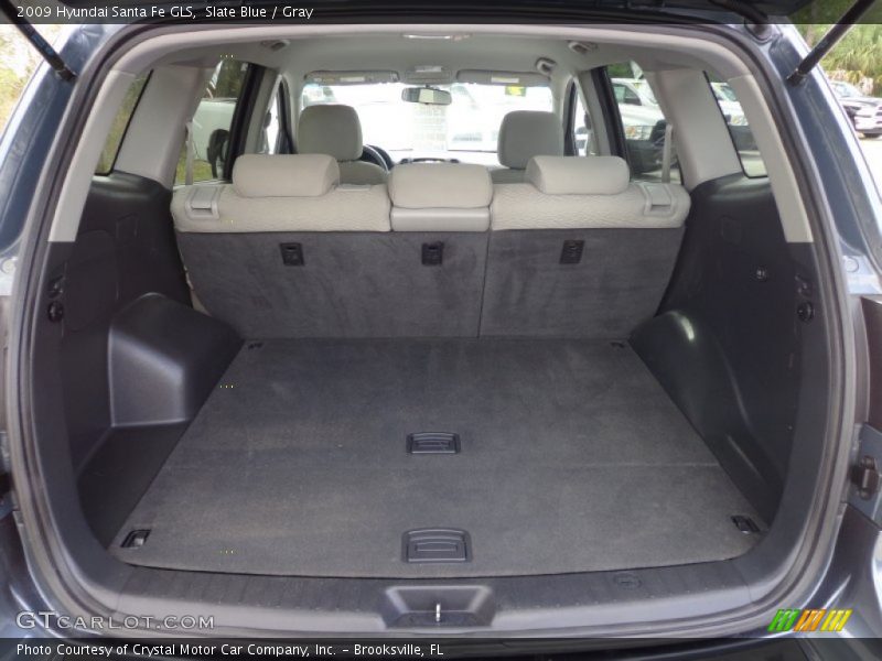 Slate Blue / Gray 2009 Hyundai Santa Fe GLS
