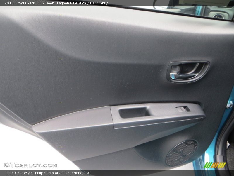 Lagoon Blue Mica / Dark Gray 2013 Toyota Yaris SE 5 Door