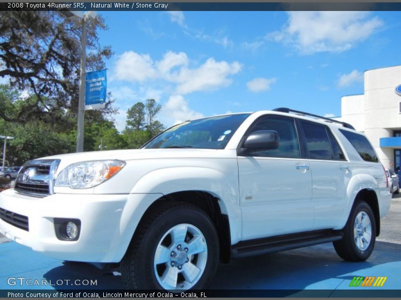 Natural White / Stone Gray 2008 Toyota 4Runner SR5