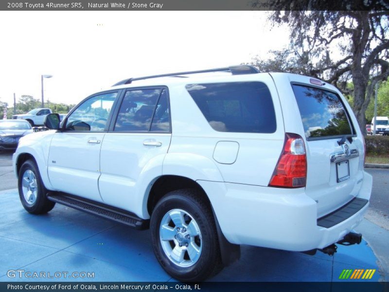 Natural White / Stone Gray 2008 Toyota 4Runner SR5