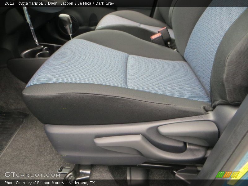 Lagoon Blue Mica / Dark Gray 2013 Toyota Yaris SE 5 Door