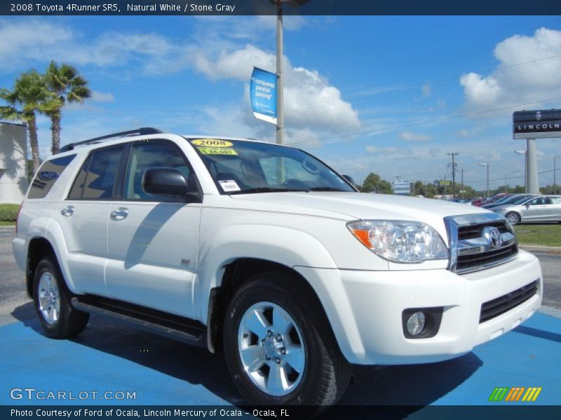 Natural White / Stone Gray 2008 Toyota 4Runner SR5