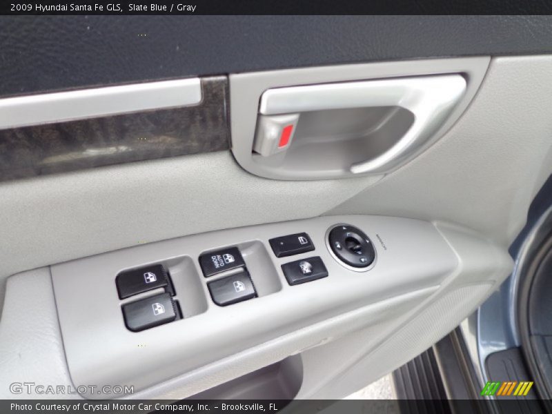 Slate Blue / Gray 2009 Hyundai Santa Fe GLS