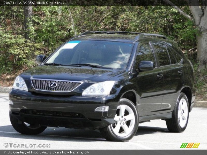 Black Onyx / Ivory 2007 Lexus RX 350