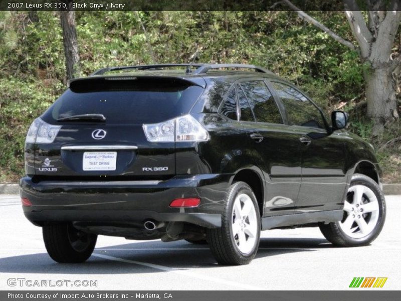Black Onyx / Ivory 2007 Lexus RX 350