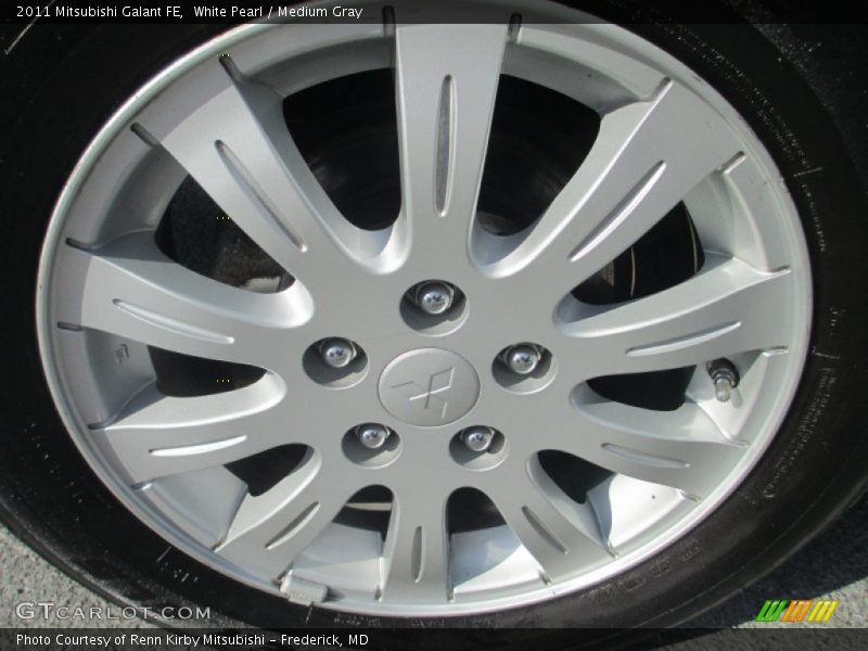 White Pearl / Medium Gray 2011 Mitsubishi Galant FE