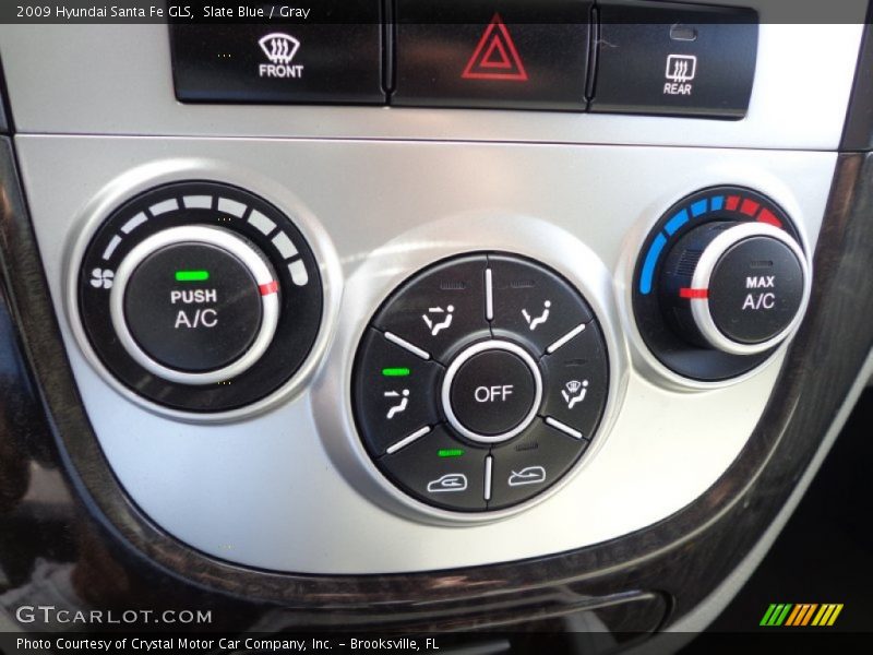 Slate Blue / Gray 2009 Hyundai Santa Fe GLS