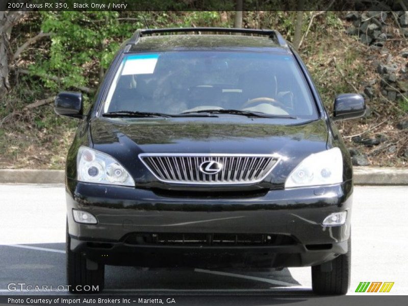 Black Onyx / Ivory 2007 Lexus RX 350