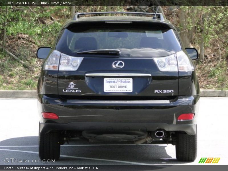 Black Onyx / Ivory 2007 Lexus RX 350