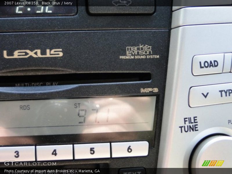 Black Onyx / Ivory 2007 Lexus RX 350