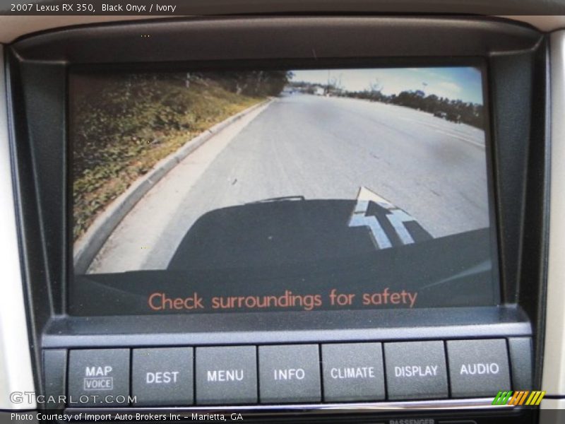 Black Onyx / Ivory 2007 Lexus RX 350