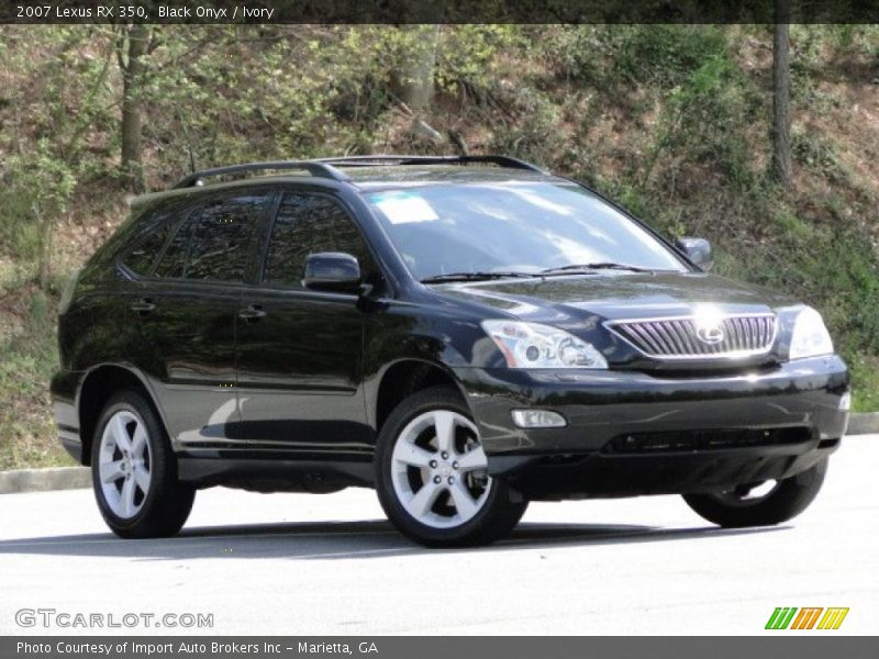 Black Onyx / Ivory 2007 Lexus RX 350