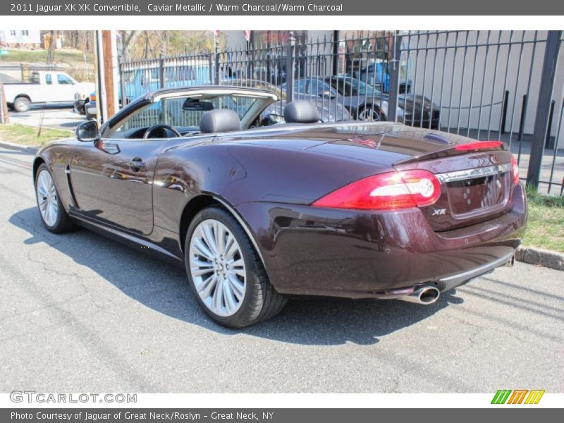 Caviar Metallic / Warm Charcoal/Warm Charcoal 2011 Jaguar XK XK Convertible