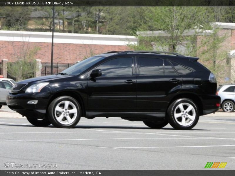 Black Onyx / Ivory 2007 Lexus RX 350