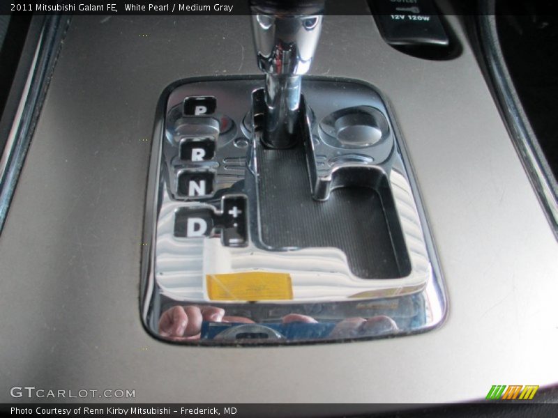 White Pearl / Medium Gray 2011 Mitsubishi Galant FE