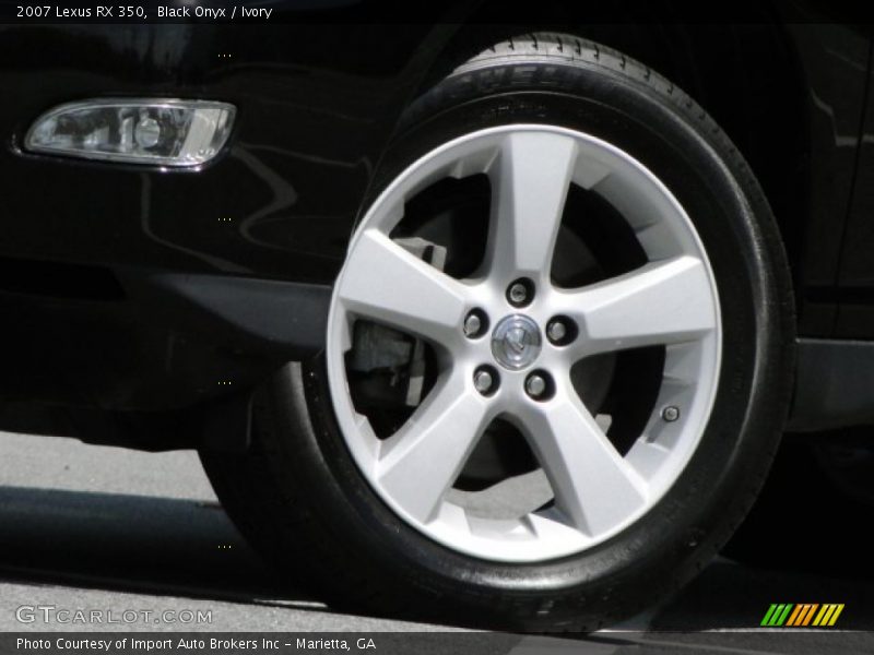 Black Onyx / Ivory 2007 Lexus RX 350