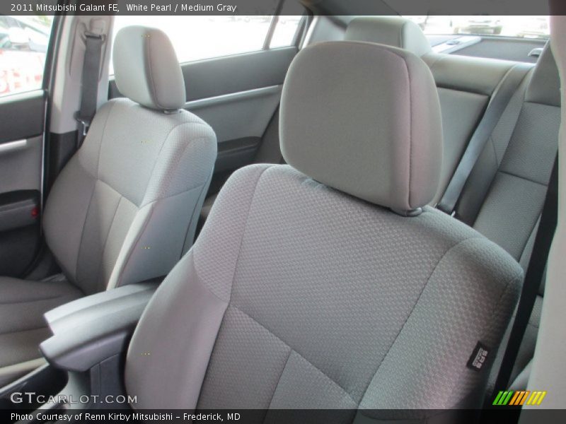 White Pearl / Medium Gray 2011 Mitsubishi Galant FE