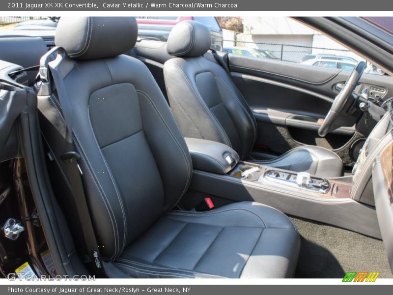 Caviar Metallic / Warm Charcoal/Warm Charcoal 2011 Jaguar XK XK Convertible