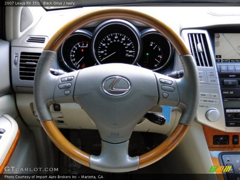 Black Onyx / Ivory 2007 Lexus RX 350